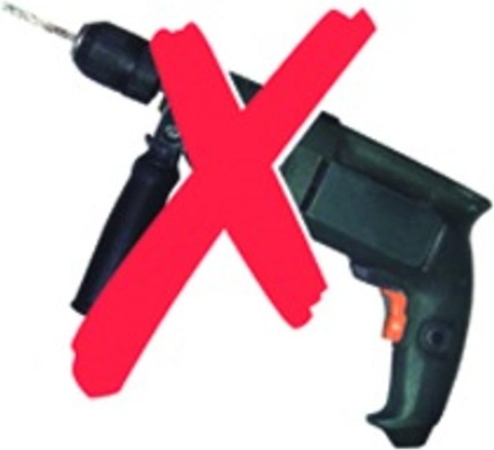 Actual product image Nie Wieder Bohren Floor door bumpers - never drill again (1 Piece, Ø 4.5 x 3 cm)