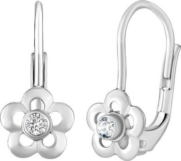 Immagine prodotto Silvego Orecchini a fiore in argento con zirconi Swarovski® SILVEGOB70164SW