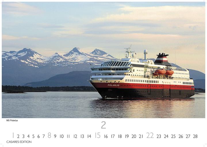 Produktbild Hurtigruten 2026 L 35x50cm (35 x 50 cm)