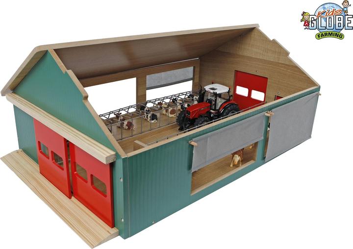 Kids Globe Farming Stall mit Windschutznetz