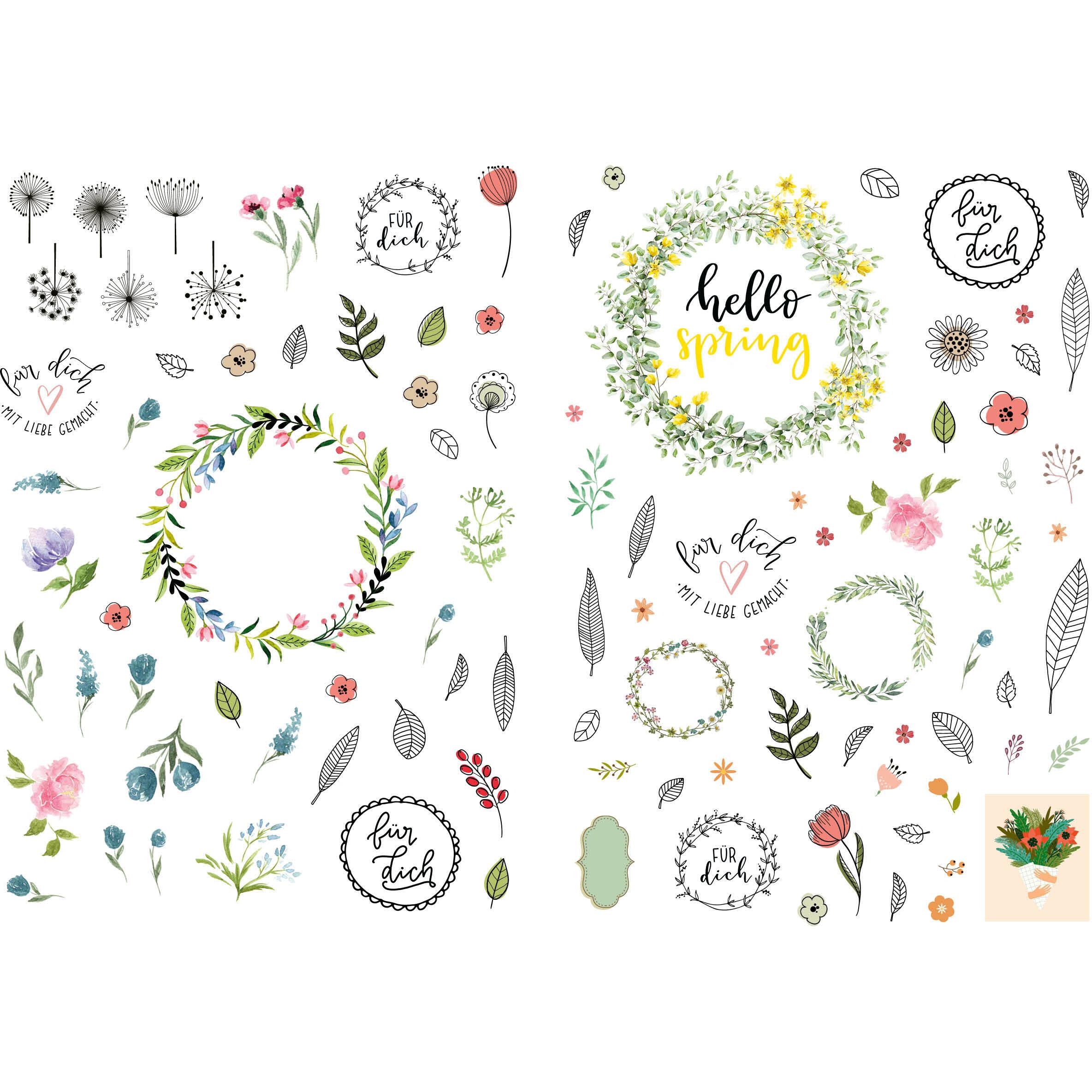 Thumbnail - Edition Fischer, Sticker, Frühlings-Sticker-Traum