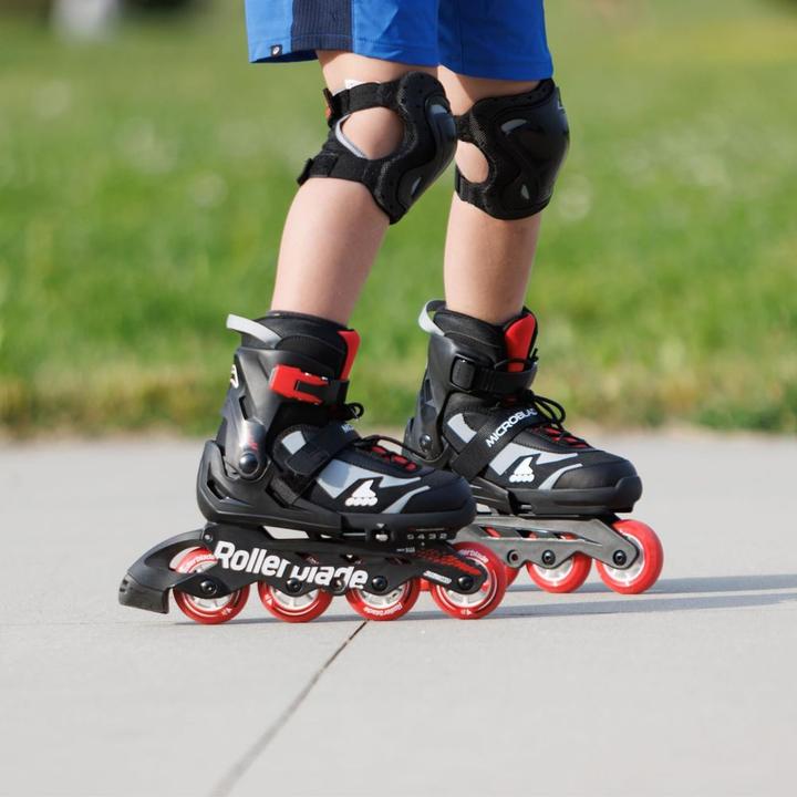Produktbild Rollerblade Inline-Skates Microblade Schwarz/Rot, 36.5-40.5 (36.5, 37.5, 38.5, 39.5, 40.5)