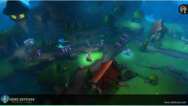 Produktbild Game Hero Defense: Haunted Island (PS4, Multilingual)