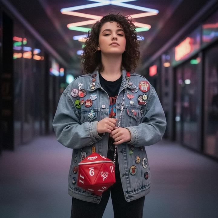 Actual product image Cerdá Stranger Things Kunstleder-Handtasche D&D Dice