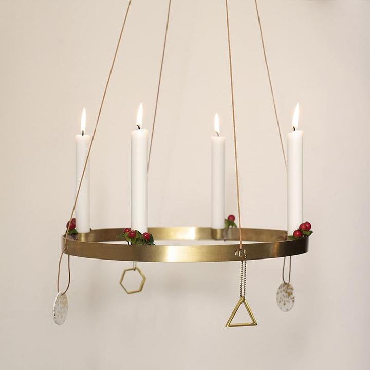 Image du produit Ferm Living Bougeoir Cercle (Ø 38 x 3 cm)
