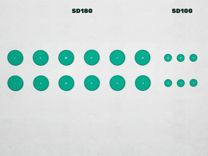 Actual product image Greenholds Campus Board Set for system wall (Green)