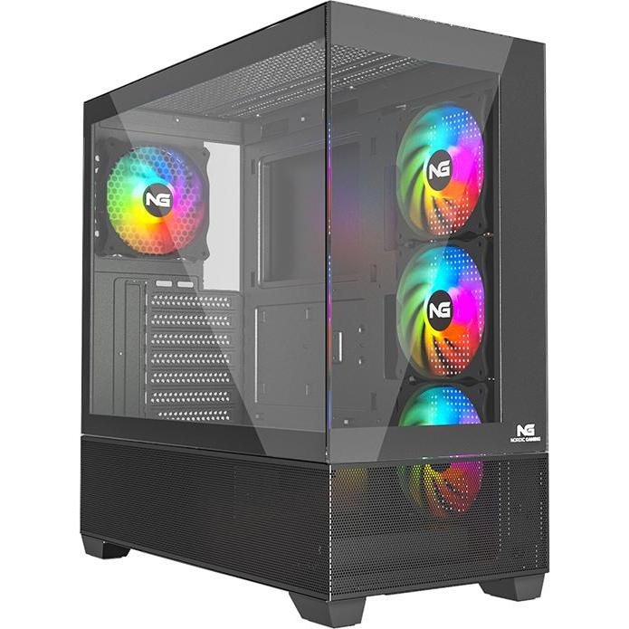 HP Preowned LA2405x incl. Power + VGA Cable (ATX, mATX, Mini-ATX), PC Gehäuse, Schwarz