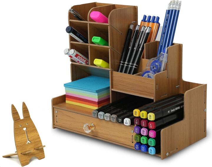Produktbild Hermex Bürotisch-Stifthalter Stiftebox Pen Desk-Organizer Stiftaufbewahrung Schreibtisch-Organizer