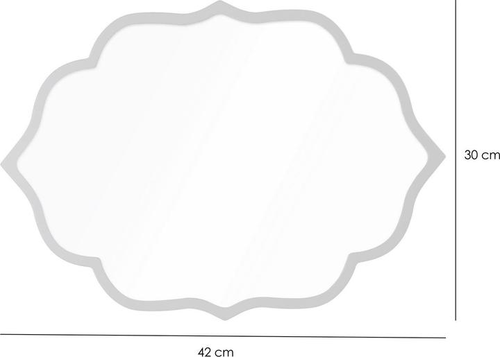 Produktbild Hanah Home Velvet Decorative Mirror (30 x 42 cm)