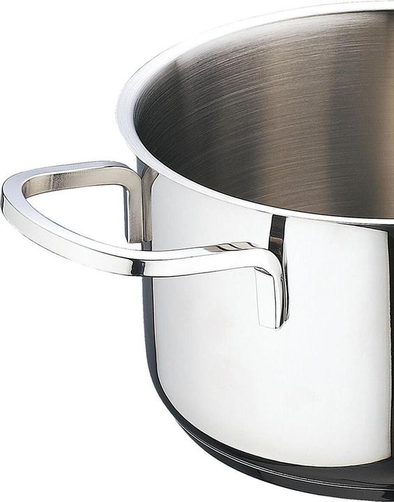 Productafbeelding Bergner Topfset Classic Silberfarben 6 Stücke (Steelpan, Roestvrij staal, 16 x 9.50 cm)