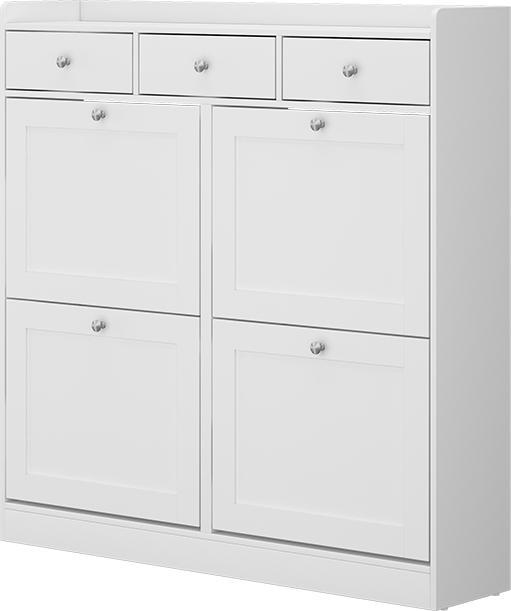 Produktbild Vicco Vitto mit 3 Schubladen & 4 Klappfächern (100 x 22 x 99.5 cm)