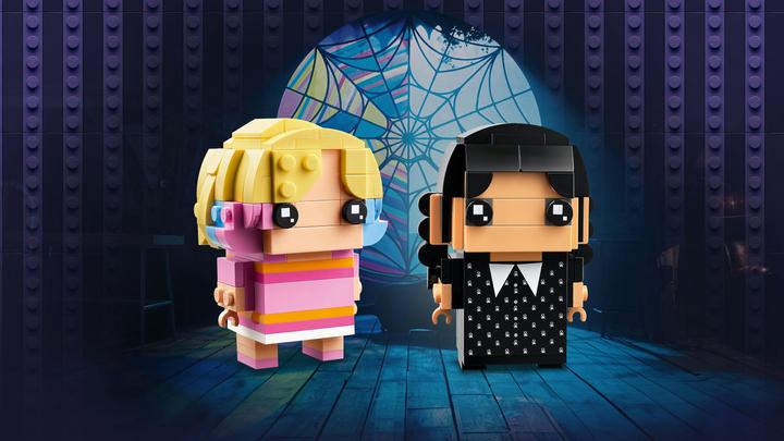 Produktbild LEGO BrickHeadz Wednesday Wednesday und Enid (40750, LEGO Brickheadz)