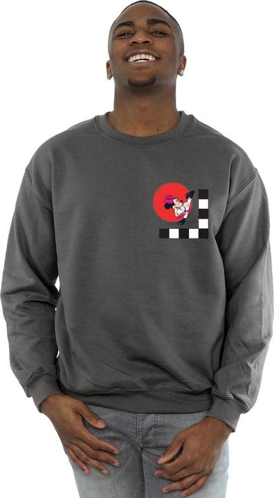 Actual product image Disney Mens Minnie Mouse Karate Kick Sweatshirt (L)
