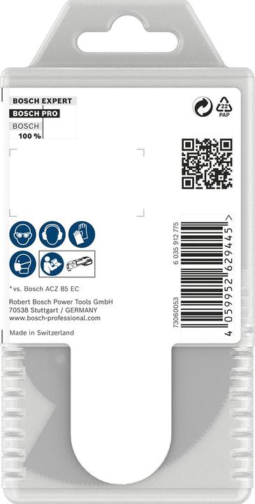 Image du produit Bosch Professional Zubehör PRO ACZ 85 EIB Feuille pour outils multifonctions, 85 mm