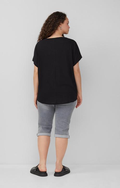 Produktbild S.Oliver T-Shirt Locker geschnittenes T-Shirt aus Leinenmix (52)