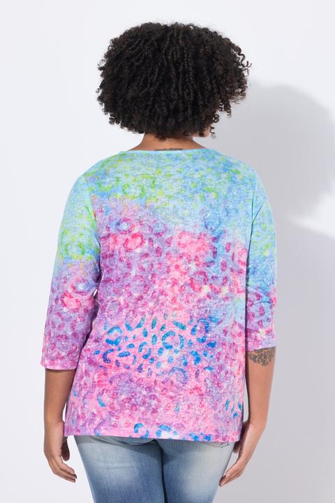 Produktbild Angel of Style T-Shirt, Komfort Fit, Regenbogen Leo, Kussmünder (54)