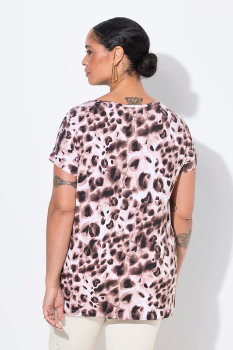 Image du produit Miamoda T-Shirt, Komfort Fit, Leo-Muster, Saumknoten (48)