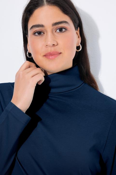Produktbild Ulla Popken Shirt, Rollkragen, Slim, Langarm (62)