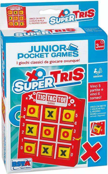 Actual product image Rs Toys Gioco Junior Pocket Super Tris (German)