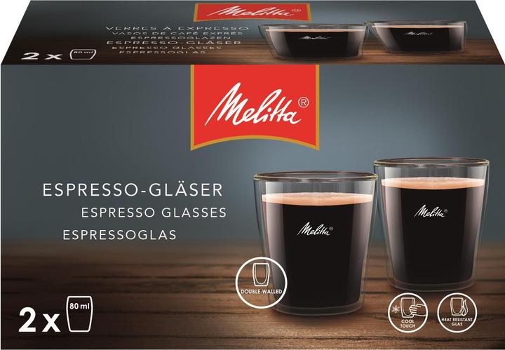 Actual product image Melitta espresso glass (80 ml, 2 x)