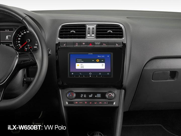Actual product image Alpine ILX-W650BT (Android car, Apple Carplay)