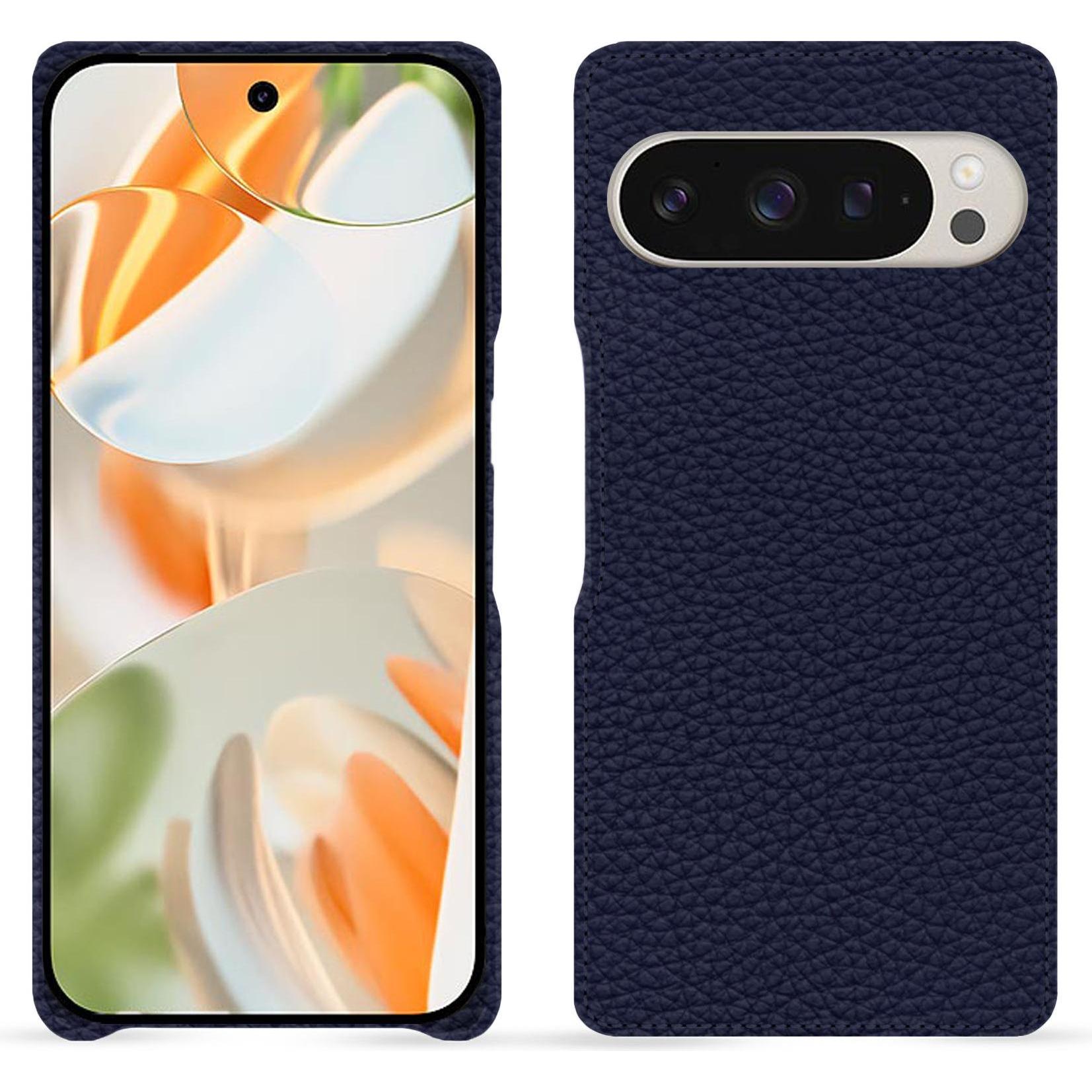 Thumbnail - Noreve Lederschutzhülle (Google Pixel 9 Pro Fold), Smartphone Hülle, Violett