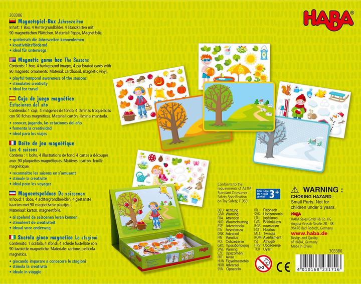 Valeurs nutritives et ingrédients Haba Jeu Jeux magnétiques