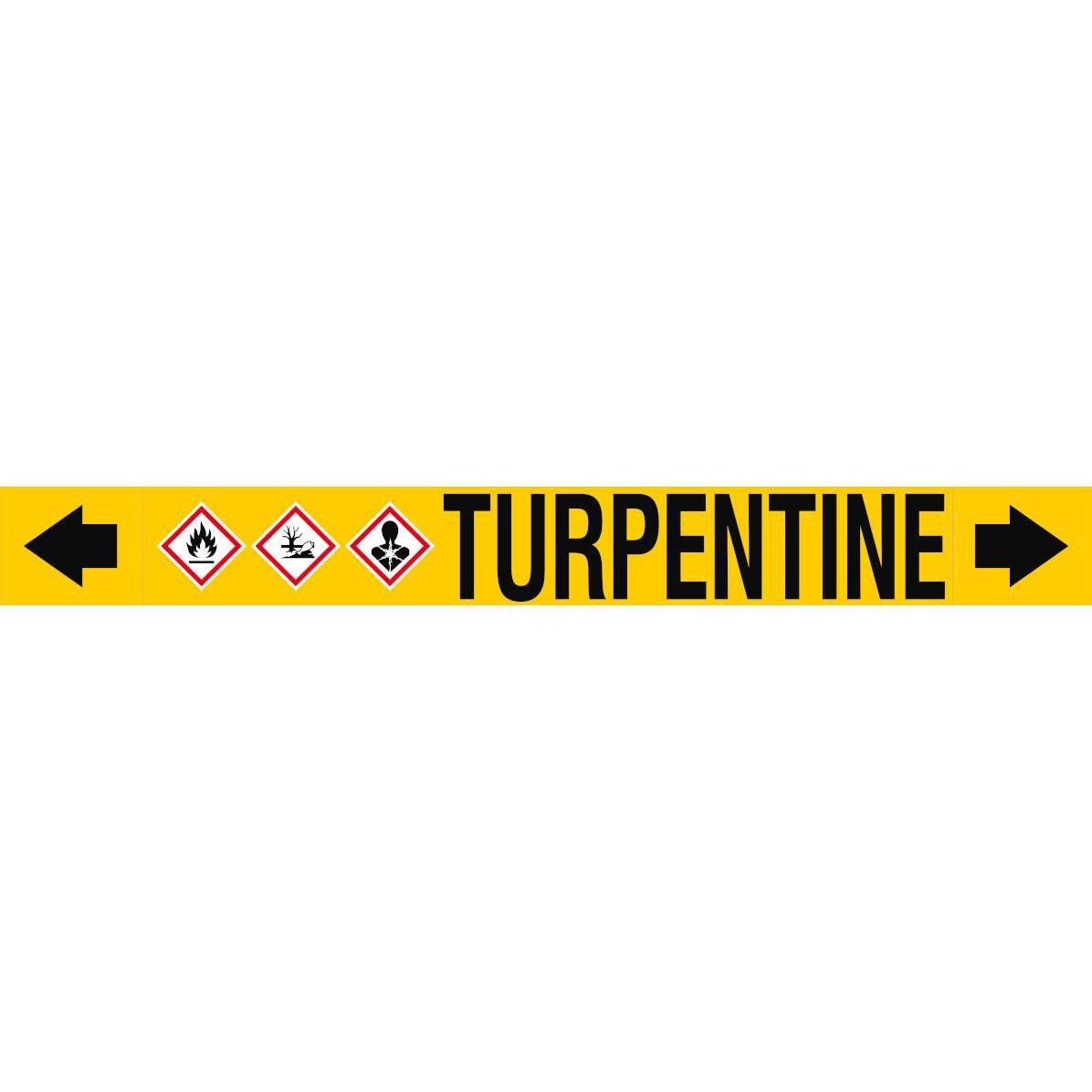 Brady ASME - Rohrmarkierer - Turpentine (ASMEPM-100X920MM-TURPENTINE)