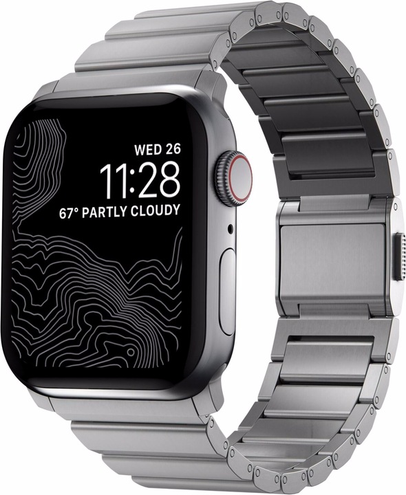 Nomad Titanium V2 (42 mm, 44 mm, Titan, Apple Watch Series 1, Apple Watch Series 2, Apple Watch Series 3, Apple Watch Series 4, Apple Watch Series 5, Apple Watch Series 6, Apple Watch SE)