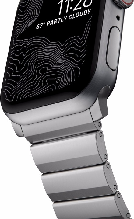 Actual product image Nomad Titanium V2 (42 mm, 44 mm, Titanium, Apple Watch Series 1, Apple Watch Series 2, Apple Watch Series 3, Apple Watch Series 4, Apple Watch Series 5, Apple Watch Series 6, Apple Watch SE)
