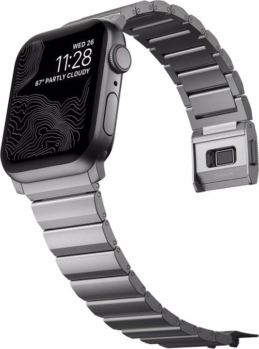 Actual product image Nomad Titanium V2 (42 mm, 44 mm, Titanium, Apple Watch Series 1, Apple Watch Series 2, Apple Watch Series 3, Apple Watch Series 4, Apple Watch Series 5, Apple Watch Series 6, Apple Watch SE)