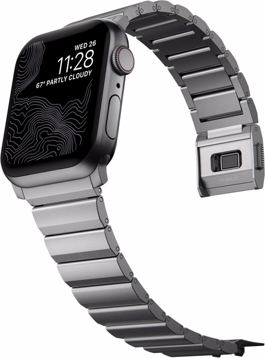 Actual product image Nomad Titanium V2 (42 mm, 44 mm, Titanium, Apple Watch Series 1, Apple Watch Series 2, Apple Watch Series 3, Apple Watch Series 4, Apple Watch Series 5, Apple Watch Series 6, Apple Watch SE)