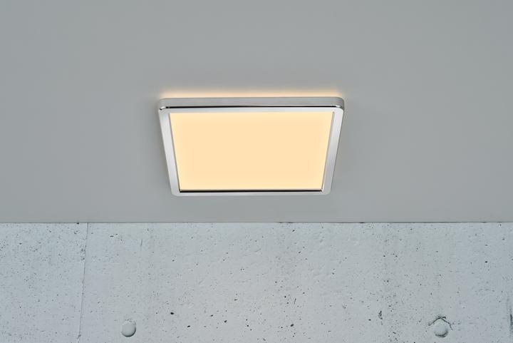 Actual product image Nordlux Oja Square 29, IP54, chrome (1600 lm)
