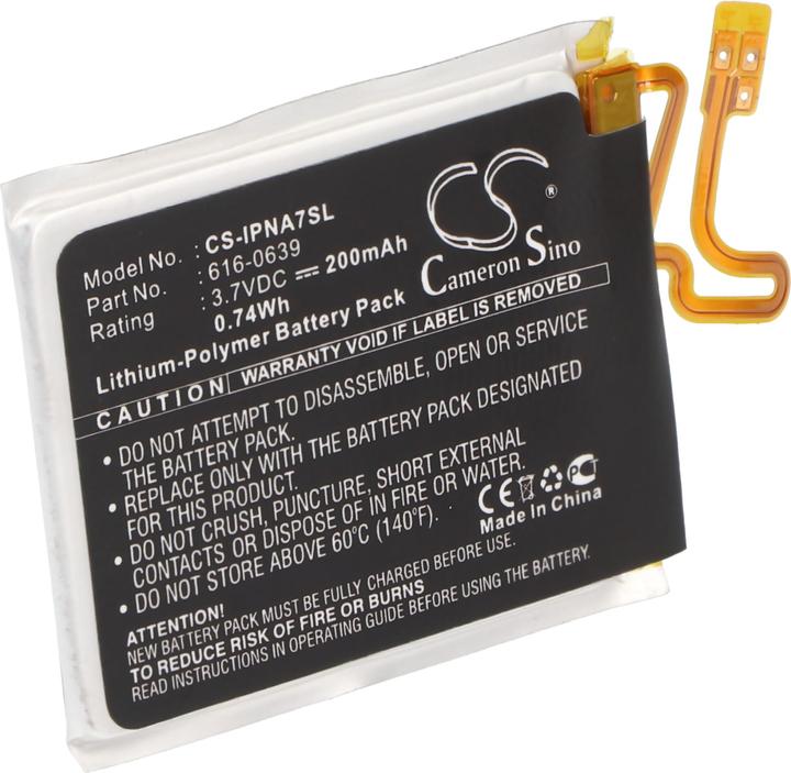 Produktbild AccuCell Akku Apple iPod nano 7th