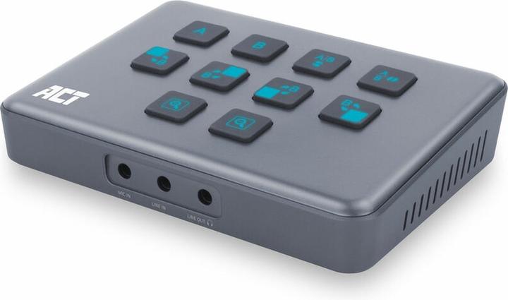 Produktbild ACT Dual HDMI input USB-C Video Switcher for capturing and live streaming