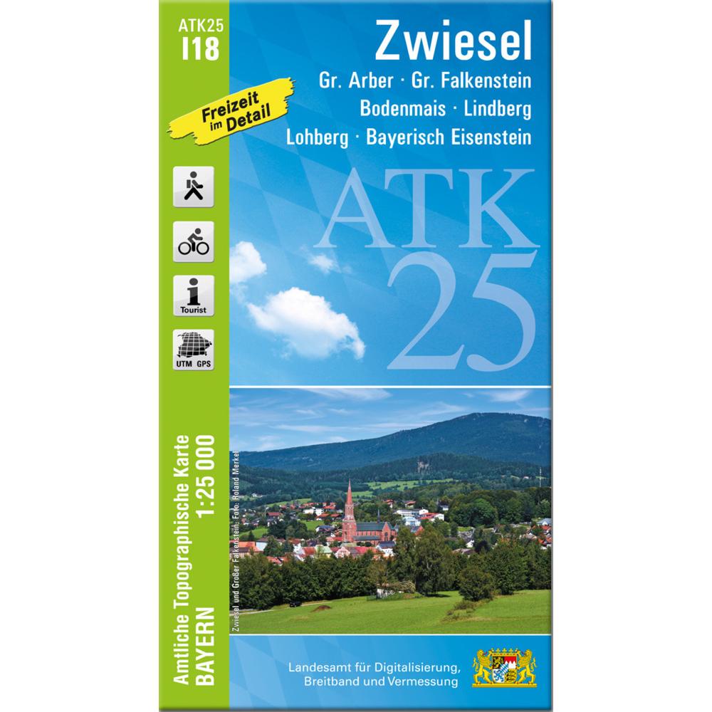 ATK25-I18 Zwiesel (Amtliche Topographis, Landkarte