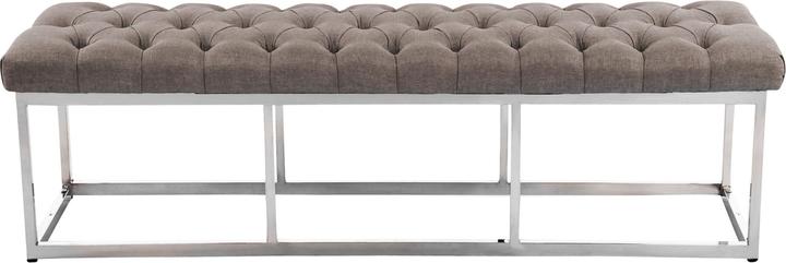 Actual product image Swisshandel24 Bench Amun Fabric E150, taupe (150 cm)