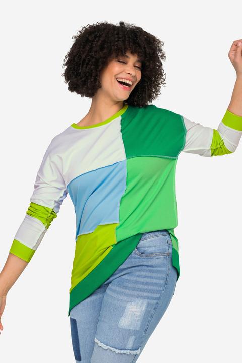 Produktbild Angel of Style Sweater, Colorblocking-Druck, Rundhals, Langarm (48)