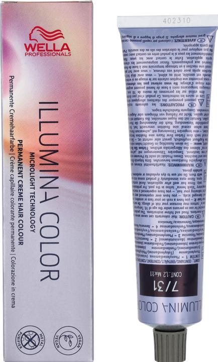 Produktbild Wella Illumina Color (7/31 mittelblond gold-asch)