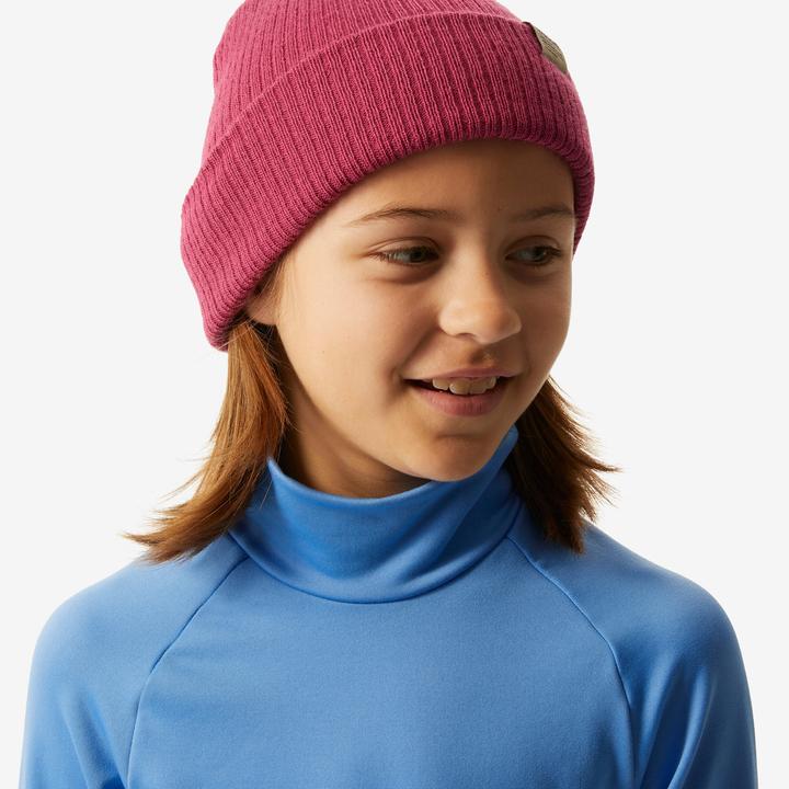 Actual product image Wedze Ski underwear functional shirt children high collar - BL 500 blue (116)