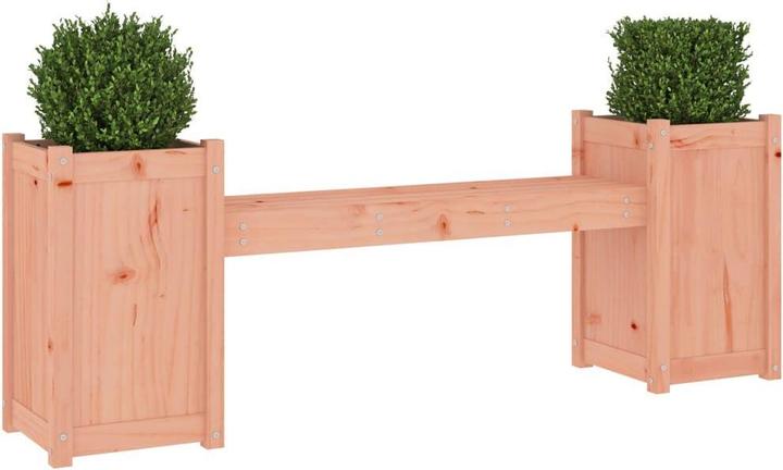 Produktbild vidaXL Gartenbank mit Pflanzkübeln