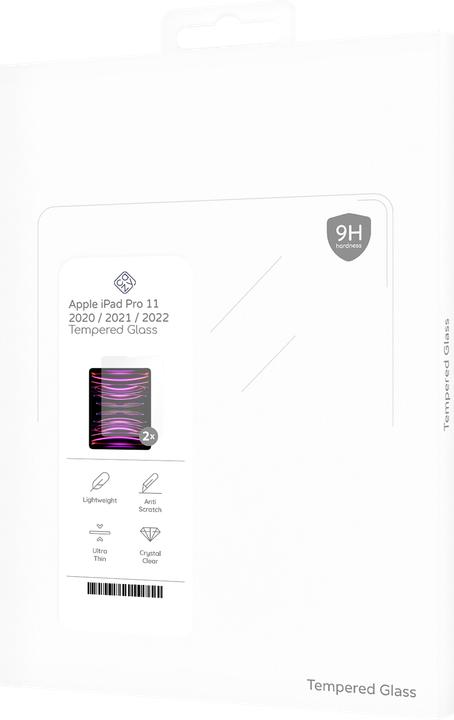 Produktbild Cazy Schutzglass Kompatibel mit iPad Pro 11 2022 4th (Gen)/Pro 11 2021 (3rd Gen)/Pro 11 2020 (2nd Gen) (2 Stück, iPad Pro 11 2020 (2. Gen), iPad Pro 11 2022 (4. Gen), iPad Pro 11 2021 (3. Gen))