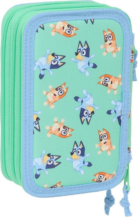 Produktbild Bluey Dreifaches Mehrzweck-Etui Sisters Grün Wasser 12,5 X 19,5 X 5,5 Cm 37 Stücke