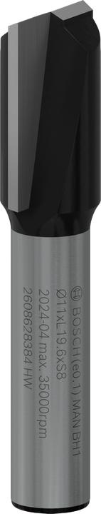 Actual product image Bosch Professional Zubehör Groove cutter, 8 mm, D1 11 mm, L 19.6 mm, G 51 mm. For hand milling cutters