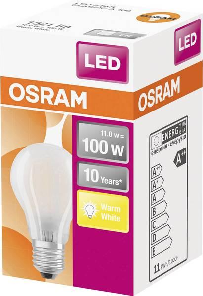 Produktbild Osram Led Retrofit Classic A (E27, 11 W, 1521 lm, 1 x, D)