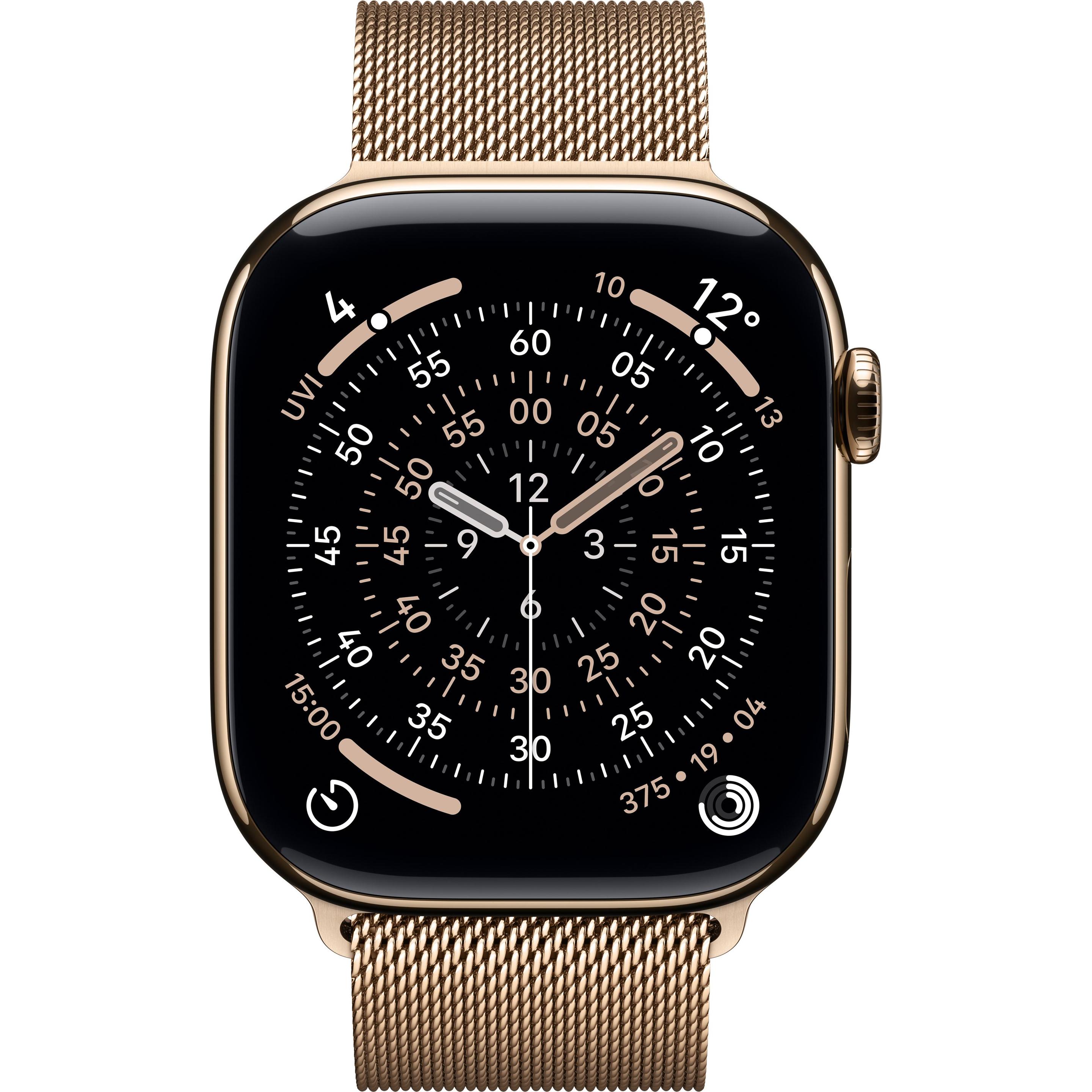 Apple Milanese Loop (46 mm, Edelstahl), Uhrenarmband, Gold