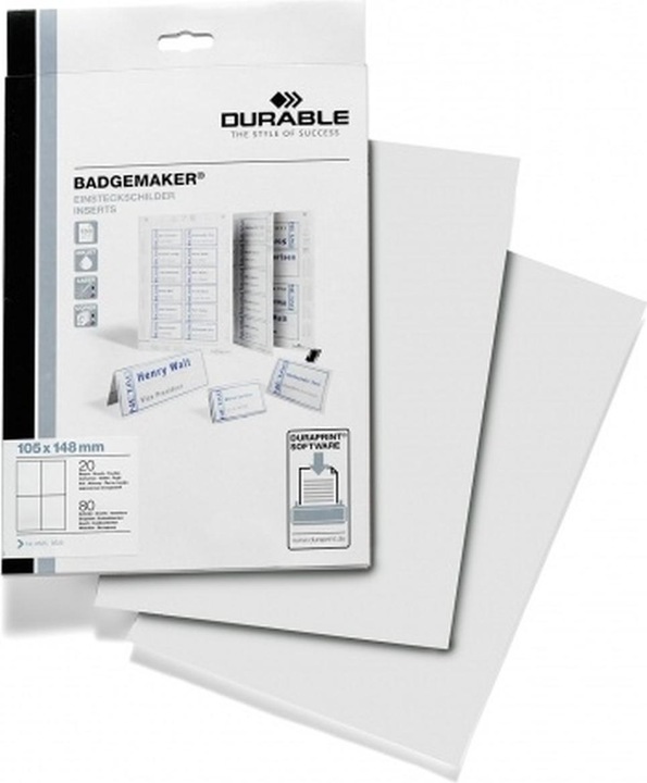 Produktbild Durable Einstecketiketten Badgemaker für Namensschilder