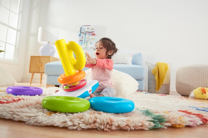 Produktbild Fisher-Price Grosse Farbringpyramide