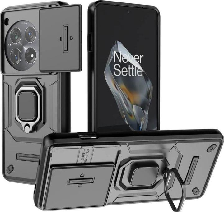 Produktbild Cover-Discount OnePlus 12 - Armor Case mit Kickstand schwarz (OnePlus 12)