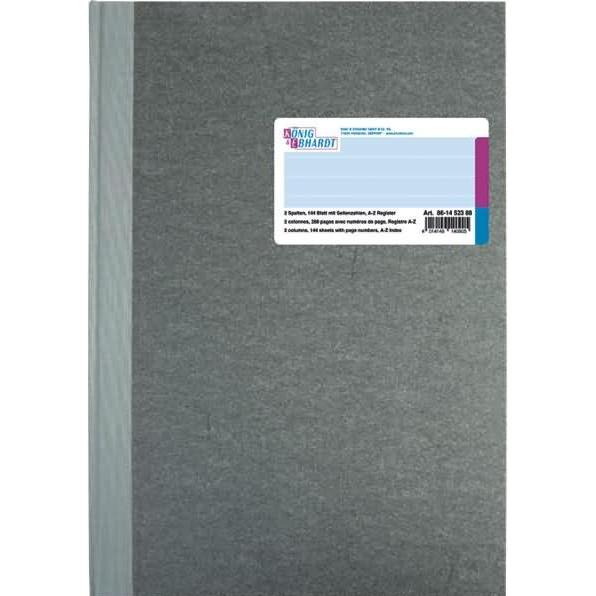 König & Ebhardt, Heft + Block, K™NIG & EBHARDT Spaltenbuch, DIN A4, 2 Spalten (A4, Liniert)